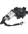 Front Left Power Window Motor For Nissan Maxima Sedan 2002 2004 2005 2006 2007 2008 3.5L Driver Side Window Regulator Motor Replacement Fits Right In Part Number 807317Y000, black plastic with 6-pin connector
