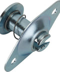 Kick Out Style Self Ejecting Quarter Turn Fasteners With Flush Mount Thumb Tabs For Race Cars And Trucks.700 Grip Length 5/16 Shank Zinc Steel panel clip detail.