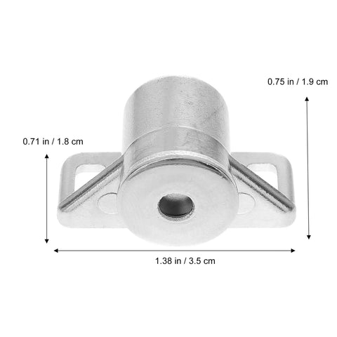 Beefy Heavy Duty Magnetic Cabinet Door Catches Set in zinc alloy with dimensions for secure and quiet operation in cabinets and doors