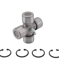 Cross And Bearing U Joint Kit For 5S Series 1 3 16 In By 3 1 8 In Heavy Duty Replacement Cross And Bearing Cap Diameter 1.187 In Fits Weasler Bondioli Pavesi 5 Series And Similar Models, shown with snap rings