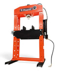 Heavy Duty 75 Ton Hydraulic Shop Press With Air Assist And Dual Pistons for bearing pulling and metal bending.
