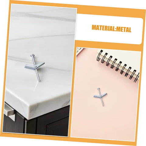 Heavy Duty Drywall Toggle Bolts Kit With Thirty Sets Wall Anchors For Secure Mounting And No Fuss Install At Home Or Office Durable Design Versatile For Hanging Shelves Pictures Cables And Office Gear, metal toggle bolt