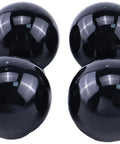 Four Pack Threaded Ball Knob Set M6x35mm Black Joystick Handle Grips For Lighting Installations Control Levers Lawn Mowers Sports Equipment And DIY Projects