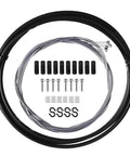 Shifter Cable Kit For Bikes 30 Piece Complete Set With Stainless Steel Inner Wires In 1.55m And 2.1m Plus 2m Housing