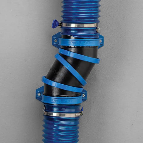 Articulating Dust Collection Fittings For 4 Inch Hose Adjustable From Straight To 90 Degree Easy Hookup For Dust Collector Systems