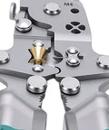 Top Notch Versatile Wire Stripper Pliers For Household Electrical Jobs with detailed grips and mechanism close-up.