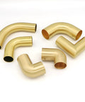 Slick Curved Tube Armrest Hardware For Sofa Chair Bed Headboard In Nordic Modern Style Made From Solid Brass