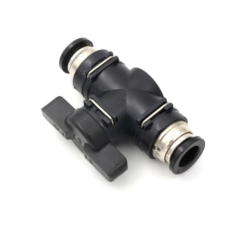 5/16 Push To Connect Ball Valve Union For Pneumatic Air Lines Quick Connect Fittings Set No Tools Required Easy Snap In Installation