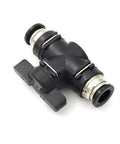 8mm Push To Connect Ball Valve Union For Pneumatic Systems And Air Hose Fittings Pack Of 10 Quick Connect Flow Control Valves