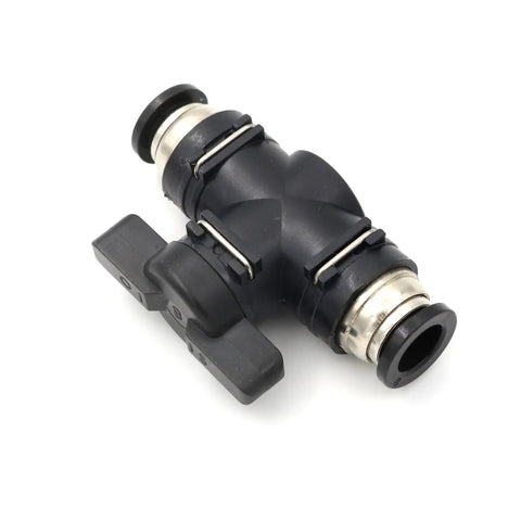 8mm Push To Connect Ball Valve Union For Pneumatic Systems And Air Hose Fittings Pack Of 10 Quick Connect Flow Control Valves