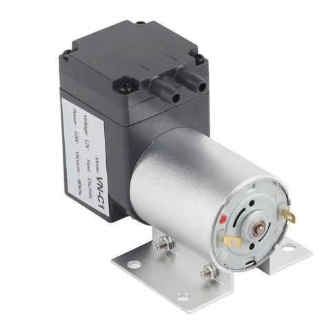AKLOSIPY High Vacuum Suction Pump For Gas Maintenance Free With Stand - Powerful Micro Dc Motor Delivers -80Kpa Perfect For Analysis Sampling And Instrumentation Tasks Effortlessly