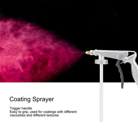 Zerodis High Volume Airless Paint Spray Gun For Wall And Furniture Coating spraying paint, featuring trigger handle and nozzle.