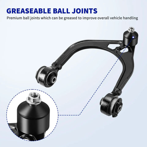 Greasable ball joint from Beefed Up Front Suspension Kit For RWD Cars 05 2010 Chrysler 300 Challenger Charger Magnum 16 Piece