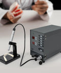 Premium Automatic Spot Welding Machine With Pulse Argon Arc Precision Control For Jewelry And Metal Crafts, close-up view with a dental model.