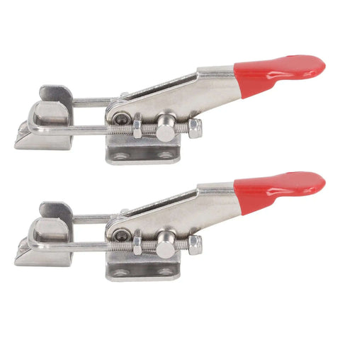 Premium Toggle Clamp Latches Set, Adjustable Stainless Steel Pull Latches For Woodworking, Heavy Duty 400lbs Capacity, Secure Locking Mechanism And Reliable Safety Fasteners You Gonna Love, two-piece view