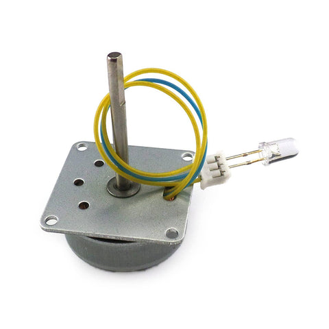 Three Phase AC Hand Brushless Motor Generator Kit for STEM Experiments and Wind Turbine Models Durable Metal Construction Hands On Teaching Aid for Kids and Classroom Projects