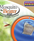 Package of Mosquito Beater Water Soluble Pouches Pack Of 24 Kills Mosquito Larvae In Standing Water on background