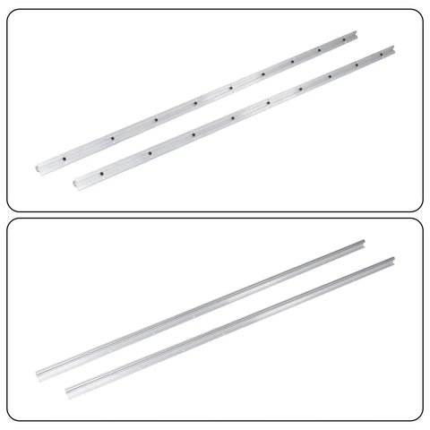 Tough As Nails Heavy Duty SBR20 Rail Kit with 1800mm linear shafts, two metal rails for CNC machines and automation projects.