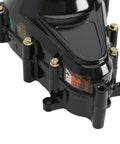 Close-up of black Heavy Duty 16T Rear Axle Differential Gearbox With 9.5:1 Reduction for Electric Vehicles showing bolt details