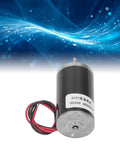 24V Adjustable Speed Permanent Magnet DC Motor With CW CCW Rotation Low Noise Stable Output All Metal Construction For Smart Toys And DIY Projects Beefed Up For Hot Temp Environments 8000RPM front view