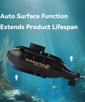 Mini RC Submarine 6 Channel Remote Control Waterproof Diving Boat For Pools Lakes And Ponds Rad Indoor Outdoor Toy Gift