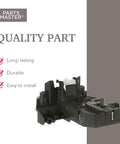 Door Latch Lock Replacement For Washing Machine Keeps The Door Sealed And Fixes Start Pause Button Glitch Reliable Washer Latch Lock Part With Common Models WH44X10288 PS3496878 AP5270191 ES10288 black plastic washer latch