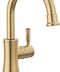 Traditional Champagne Bronze Beverage Faucet For Home Kitchens And RO Filtration, 360 Degree Swing Spout, Single Lever Cold Water Tap