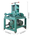 Lgxenzhuo 2.2Kw Electric Pipe Bender With 24 Dies showing machine size and design for smooth bending tasks in workshop setting.