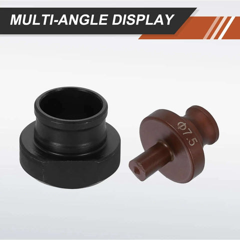 Hydraulic Hole Punch Die 7.5mm Round Hole For Electric Punching Machine Kit MHP-20 JP-20 With 40Cr Steel Construction