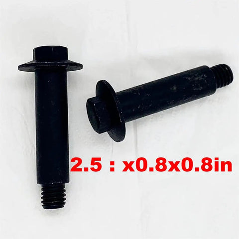Built Tough Shoulder Bolt Set For Toro Recycler Mower Lawn Boy Deck Wheel Axle Hardware Compatible With 94 2797 55 9160 614651 614650, 2.5in durable black shoulder bolts