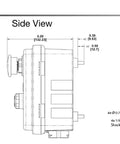 Technical drawing of PowerCore TEC 10 Panel Delivers Boss Level Engine Control With Auto Start Stop Auto Throttle And Fault Display