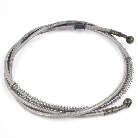 86 Inch Stainless Braided Hydraulic Brake Hose Line For GY6 Scooters Mopeds ATVs Dirt Bikes And Go Karts Built For Heavy Duty Performance