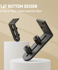 Sliding Barn Door Bottom Floor Guide Wall Mounted Roller Guides with Ball Bearings Adjustable Stay Roller Black Made From Solid Carbon Steel for Anti Rust Longevity