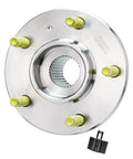Front Wheel Hub and Bearing Assembly Replacement for 2000-2013 Chevrolet Impala with 5-lug, ABS sensor 3-bolt flange