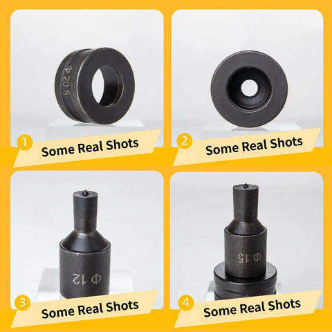 Heavy Duty Hydraulic Round Punch Die 19.5mm For Metal Punching Pro Grade 40Cr Steel Round Die set for CH70 punch press