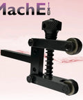 Spring Loaded Clamp Type Knurling Tool for Lathes, 2-Inch Capacity, 3/8-Inch Shank, shown with easy clamp mechanism.