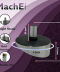 Four Inch Fly Cutter With Indexable Carbide Inserts For CNC Milling And Bridgeport Machines, showing dimensions with straight shank.