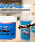 High-Performance Pro-Grade Synthetic Lubricant Paste for MQL Applications, Industrial Pink Multi-Use Paste, 12 Oz container and drill bit
