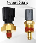 2 Pack Engine Oil Pressure Sensor Sender Switch And Coolant Temperature Sensor For Chrysler Aspen Pacifica Jeep Grand Cherokee