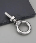 Four Pack Stainless Steel Lifting Eye Bolts And Washers M8 X 35Mm For Ifor Williams Horsebox Trailers Heavy Duty Lifting Points