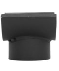 Heavy Duty Iron Bottle Jack Saddle for Dana 60 70 80 Axles, facing side view, fits up to 4 inch tubes.