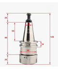 ER32 Balance Collet Lathe Chuck For CNC Milling 45L Heavy Duty Pro Grade 30000 RPM Stainless Steel Tool Holder dimensions