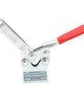 Horizontal Welding Toggle Clamp HT 225D, cold rolled steel, PVC handle, 227 kg holding capacity, for welding assembly