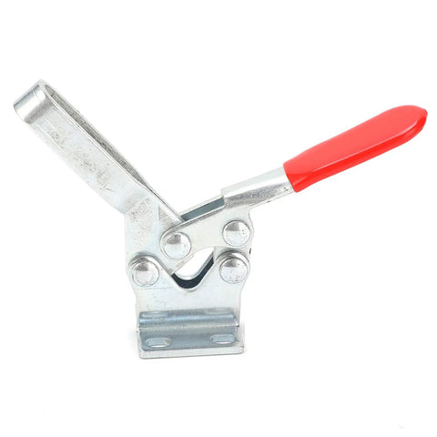 Horizontal Welding Toggle Clamp HT 225D, cold rolled steel, PVC handle, 227 kg holding capacity, for welding assembly