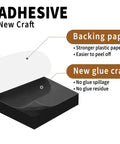 Pro Grade Closed Cell Foam Tape Strips 1 4 By 1 4 Inch showing new adhesive backing and glue craft for easy application.