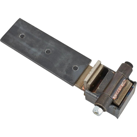 Hidden Door Hinges With Adjustable Offset Arm For Most Cars, Stainless Steel Construction With Oil Lite Bushings, Fits Your Ride, Sold In Sets Of Four For Two Doors, Requires Body Modification, Lifetime Guarantee, black hinge close-up