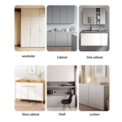 Push To Open Cabinet Latch With Spring Retract Durable Cold Rolled Steel And Nylon Nonmagnetic Corrosion Resistant cabinets image