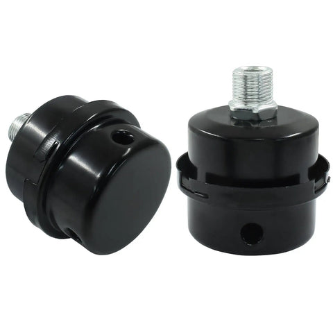 Two Pack Air Compressor Silencer With Three Eighths Inch Thread Intake Filter Sound Muffler For Blowers And Generators