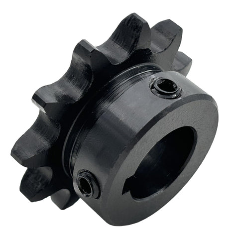 40B11 Type B Sprocket for ANSI 40 Roller Chain with 3/4 Inch Bore, 11 Tooth, 1045 Carbon Steel, Rust-Resistant Finish