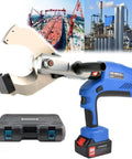 Cordless Electric Hydraulic Cable Cutter With Digital Display, Dual 18V 4.0Ah Lithium Batteries, heavy-duty pro tool